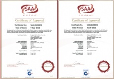 SAA Certificate